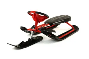Санки STIGA Snowracer Curve PRO с катушкой для троса, красные