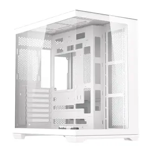 Computer case DarkFlash C280 (white) — mid-tower ATX, tempered glass, mesh front