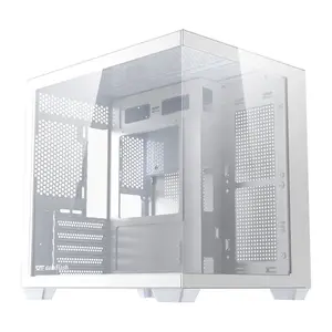 Computer case DarkFlash B275 (white) mid-tower ATX compatible, front I/O, tempered glass