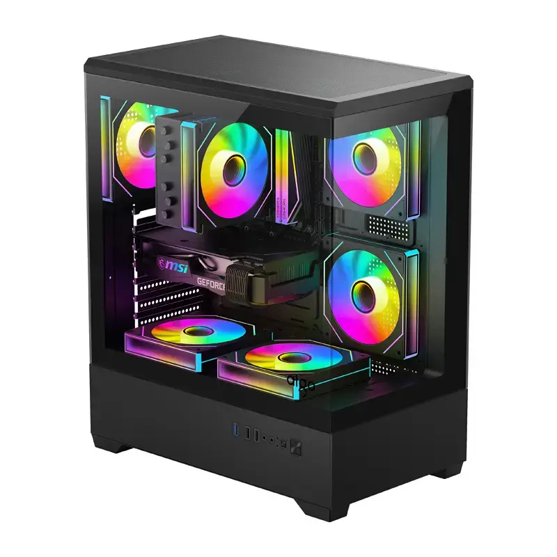 Darkflash C365 корпус ПК с 5 вентиляторами Photo 2