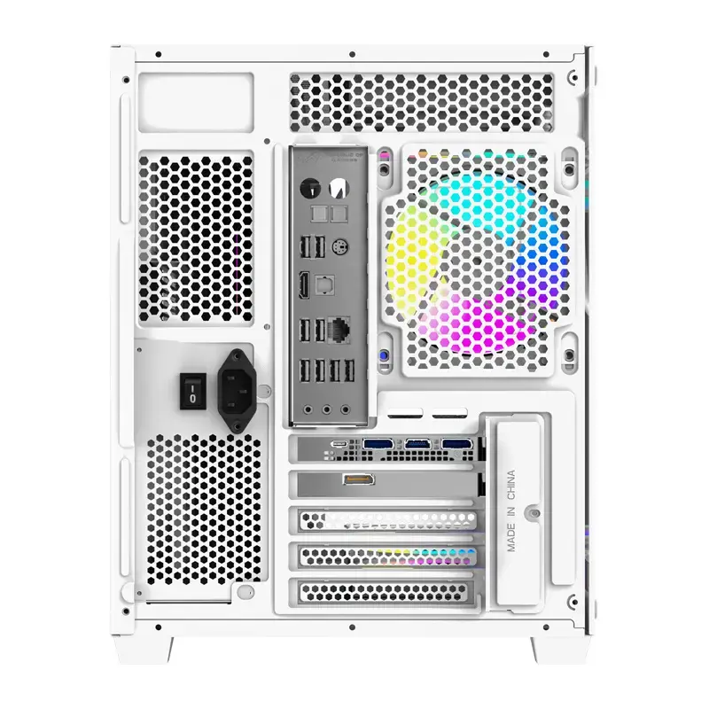 DarkFlash B275 PRO корпус (белый) с 6 вентиляторами Photo 6
