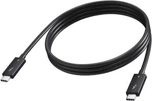 Кабель Thunderbolt VISION TC 2MUSBCTB4/BL — USB-C (м) — USB-C (м), 2 м, 40 Гбит/с, 8K@60Hz, 100 Вт, чёрный