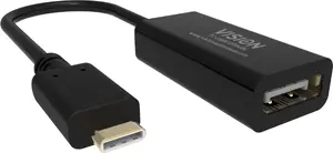 Adapter VISION TC-USBCDP8K/BL USB Type-C (male) to DisplayPort (female), black, 23 g