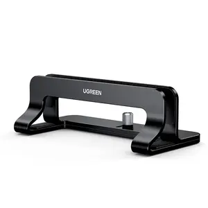 UGREEN Vertical Notebook Desk Stand for Laptops up to 17.3", Black
