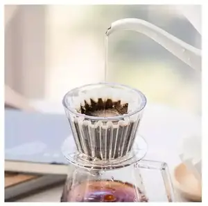 Pour-over dripper Timemore Crystal Eye B75 plastmasas, caurspīdīgs, 1–2 tasēm