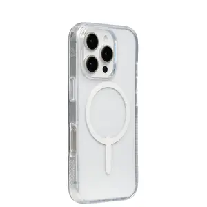 Aizsargmaciņš Zagg Crystal Palace Snap priekš Apple iPhone 16 Pro — caurspīdīgs, grafēns/plastmasa, saderīgs ar MagSafe