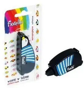Fiorello decorative tape 4 m with penguin pattern — Fiorello Wzorki na taśmie 4m Pingwin