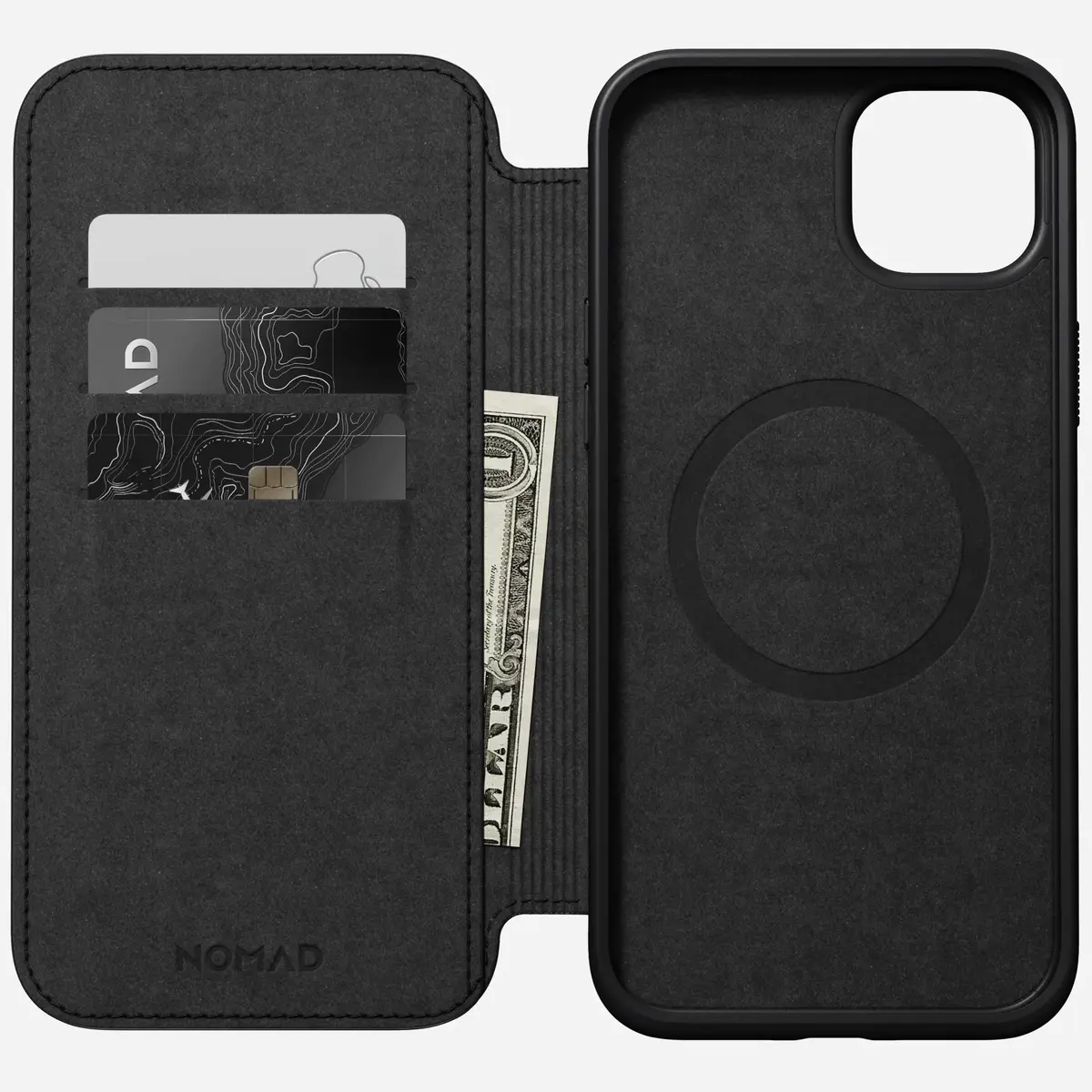 Nomad Modern Leather Folio — iPhone 15 Plus folio case Photo 7