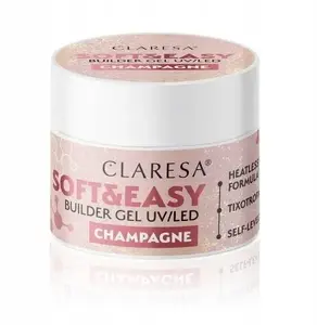 Builder Gel ART.ROZNE CLARESA Soft&Easy Shimmery 90 g UV/LED