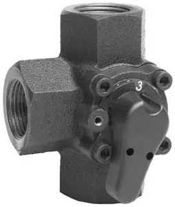 Three-way mixing valve Honeywell V5433A1056 DN32 KVS16