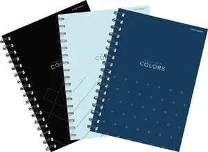 Notebook TOP-2000 Colors A6, 80 pages, squared, assorted colors