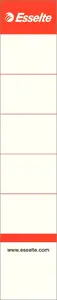 Label sheets Esselte 810811 for storage media / 30 x 158 mm, pack of 10