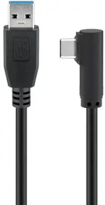 USB A to USB C cable GOOBAY 66501 — USB 3.2 Gen 1 (3.1 Gen 1), 1 m, black