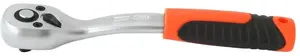 Ratchet wrench EPM GRZECHOTKA 72TH SATIN 1/4'' with rubber handle