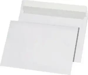 Envelopes NC Koperty C6 with Peel-and-Seal Strips, White, 50 pcs