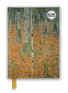 Foiled Blank Journal A5, Flame Tree Publishing — Gustav Klimt: The Birch Wood, 176 pages, paper book