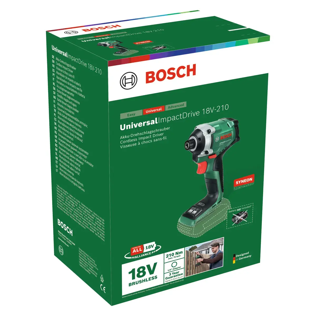 Bosch UniversalImpactDrive 18V-210 trieciena skrūvgriezis Photo 6