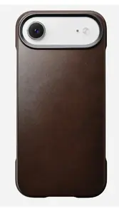 Mobile phone cover Nomad Traditional Leather Case for iPhone Air, fits up to 16.5 cm (6.5"), brown, leather/aluminium/microfibre
