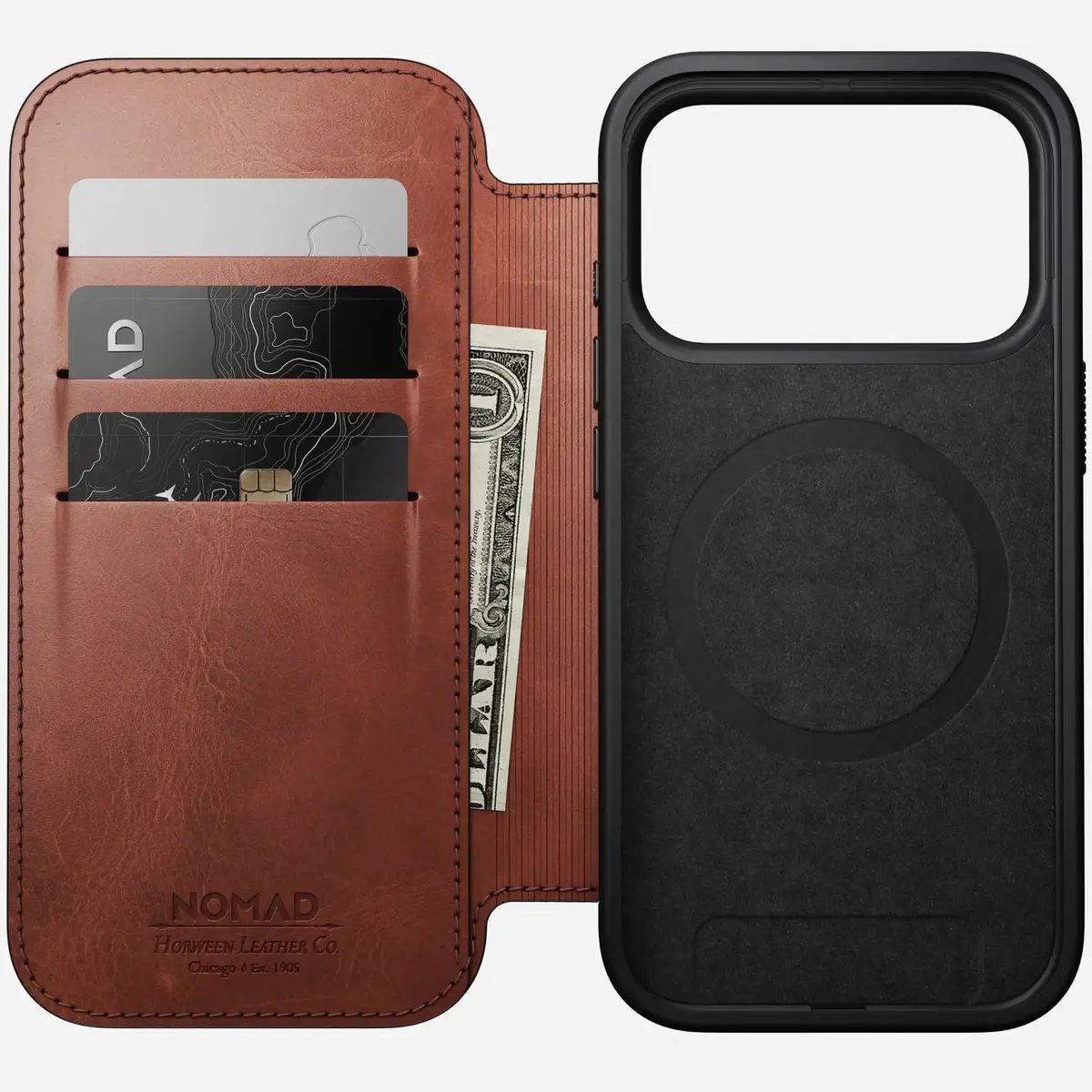 Nomad Modern Leather Folio — folio iPhone 17 Pro Photo 2