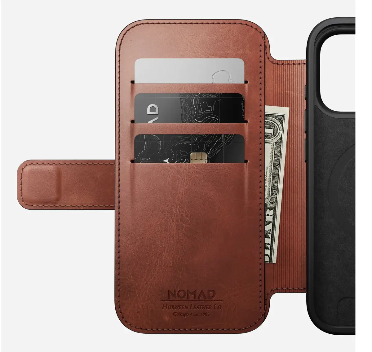 Nomad Modern Leather Folio — folio iPhone 17 Pro Photo 7