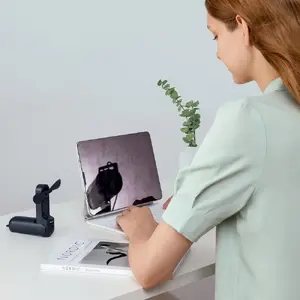 Pārnēsājams rokassūtnis Jisulife Life8 — USB ventilators ar 2000 mAh powerbanku un lukturīti, zils
