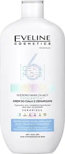 Ķermeņa krēms Eveline 350 ml ar 6 ceramīdiem — emolients mitrinošs krēms