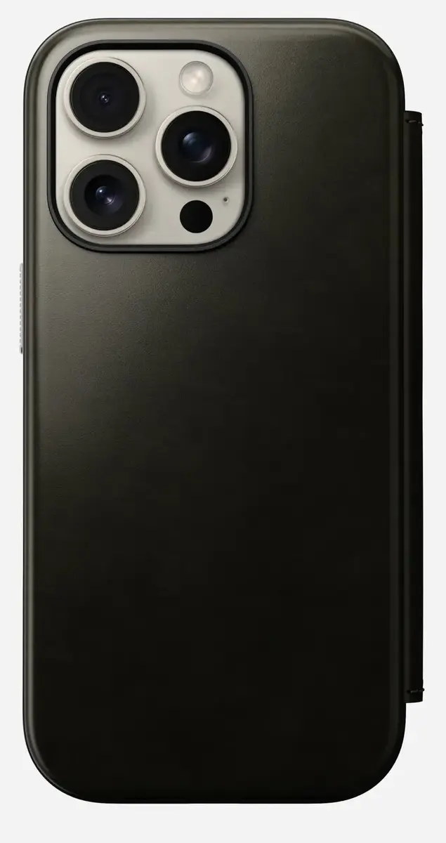 Nomad Modern Leather Folio — iPhone 16 Pro folio, green Photo 5