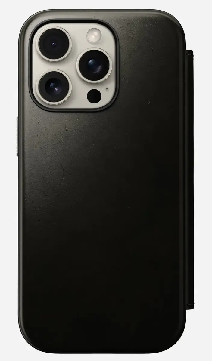 Nomad Modern Leather Folio — iPhone 16 Pro folio, green Photo 6