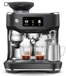 Espresso machine Sage SES995BTR4EEU1 semi‑auto with built‑in grinder, 2 L water tank, 340 g bean hopper, 2‑cup capacity, 2300 W, black