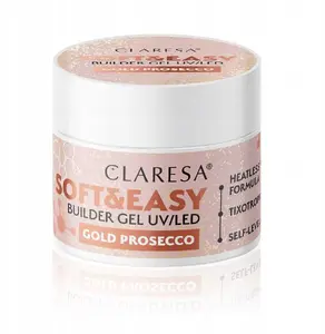 Builder Gel ART.ROZNE CLARESA Soft & Easy UV/LED Dancing Sparkles 90 g