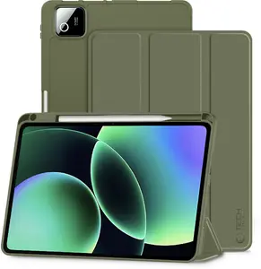 Planšetdatora maciņš Tech-Protect SC Pen priekš Xiaomi Pad 7 / 7 Pro / 8 / 8 Pro 11.2 — Pine Green