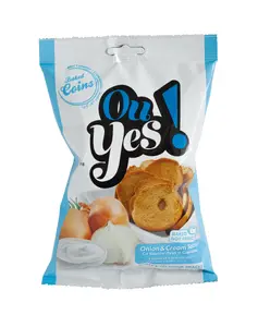 Bread crisps Ou Yes! onion & sour cream flavor 75 g