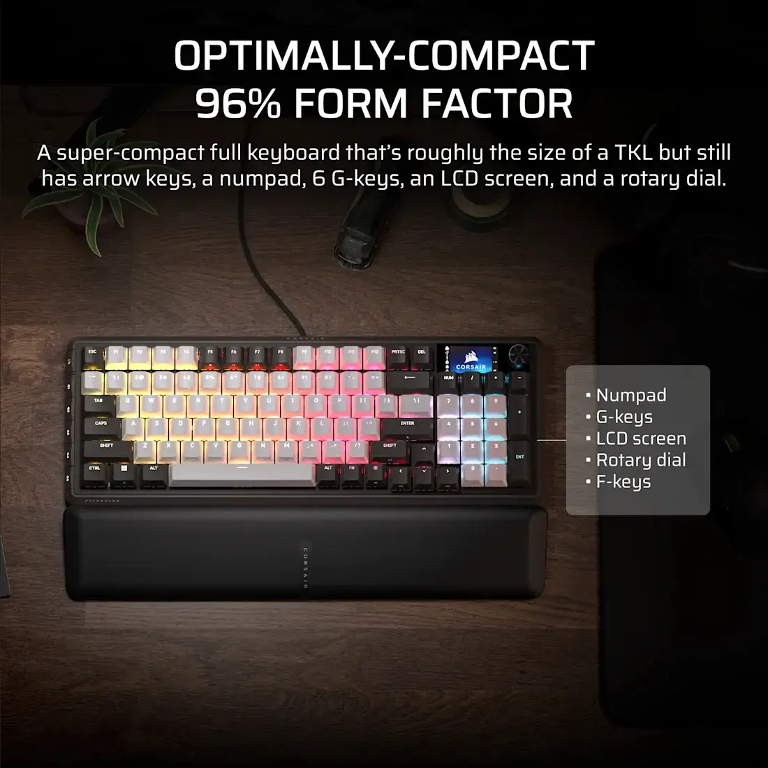 CORSAIR Vanguard 96 mehāniskā spēļu tastatūra Photo 4