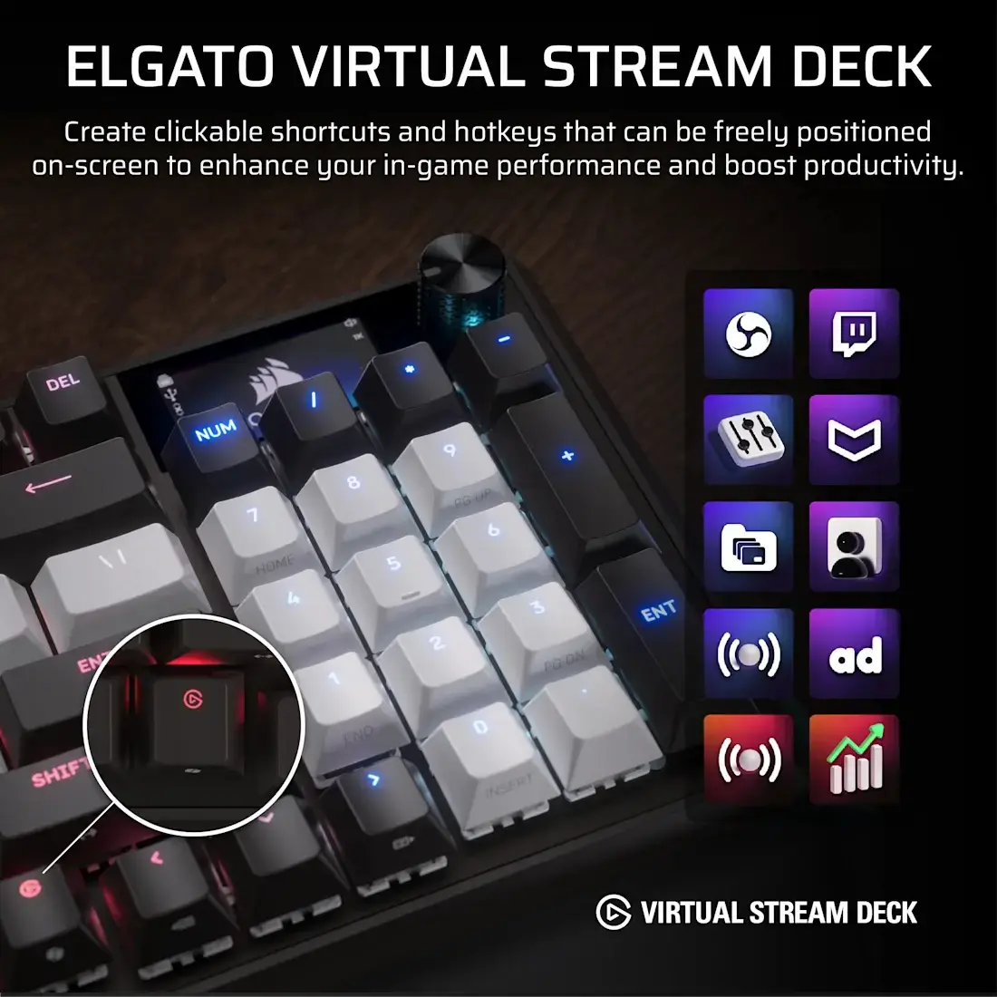CORSAIR Vanguard 96 mehāniskā spēļu tastatūra Photo 11