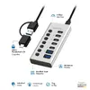 USB hubs LOGILINK UA0447 — 7 porti USB 3.2 Gen1 Photo 3