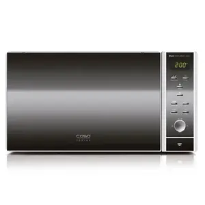 Microwave oven Caso MG 25, freestanding, 900 W, grill, silver