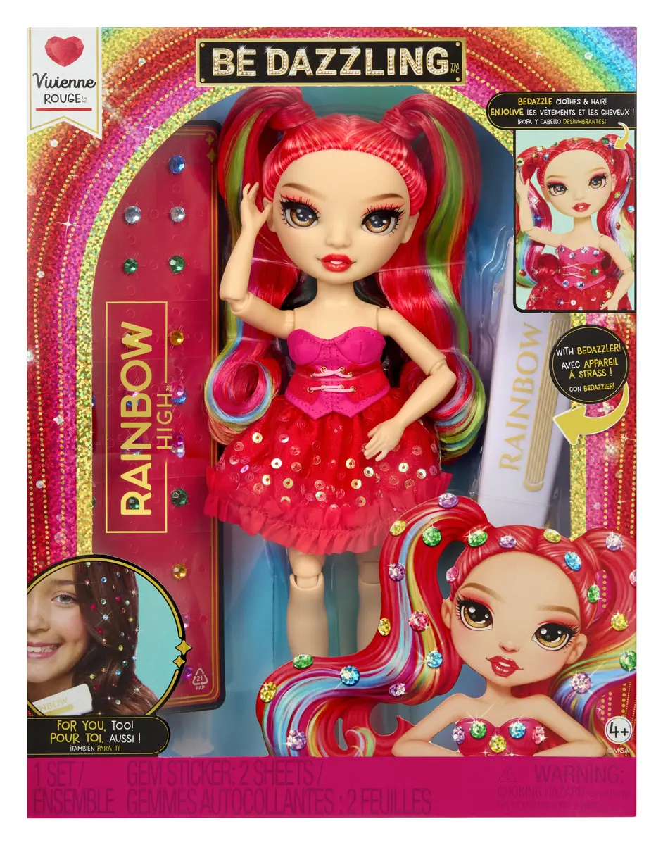 Lelle Mga Rainbow High Be Dazzling Vivienne Rouge Photo 2