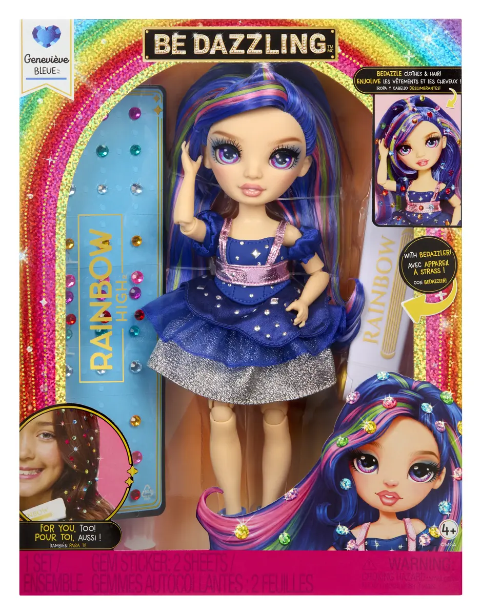 Lelle Mga Rainbow High Be Dazzling Genevieve Bleue Photo 2