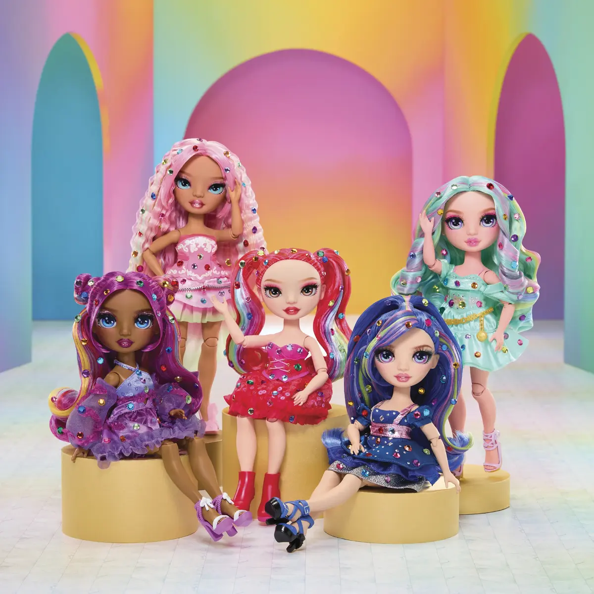 Lelle Mga Rainbow High Be Dazzling Genevieve Bleue Photo 13