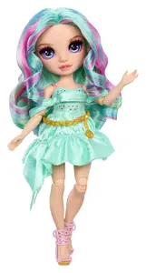 Modes lelle Mga Rainbow High Be Dazzling — Celine, tirkīzzila (teal), plastmasa un audums, 4+
