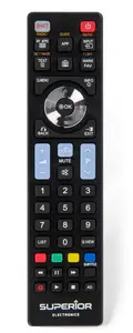 Remote control Superior Electronics SUPTRB007 for TV, IR Wireless, press buttons, compatible with LG, black