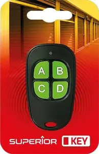 Remote control Superior Electronics SUPRF003 — universal Bluetooth remote with voice control, Black
