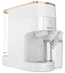 3in1 capsule coffee machine SENCOR SCC3001WH — Nespresso/Dolce Gusto/ground, 19 bar, Thermoblock, milk tank 280 ml, water 1.2 L, white