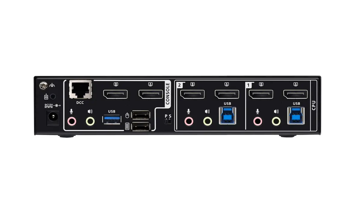 ATEN CS1942DPA 2‑porta Dual‑Display KVM Photo 3