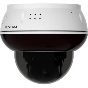 IP dome surveillance camera Foscam D8ET white — 8MP 4K, PoE, PTZ, AI motion detection, outdoor