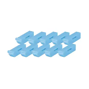 Port blocker Lindy 40325 for DisplayPort, blue, ABS, 42×20×10 mm, pack of 10