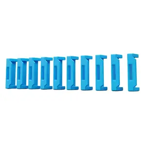 Port blocker Lindy 40321 for HDMI, blue ABS, pack of 10, size 69×19×12 mm