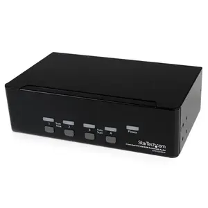 4‑Port Dual DVI USB KVM Switch with Audio & USB 2.0 Hub, Sonstige SV431DD2DUA, DVI‑I, USB, 2048x1536