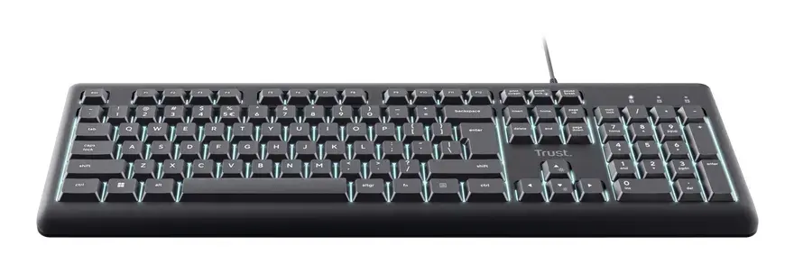 TRUST Primo Illuminated wired full-size keyboard Photo 2