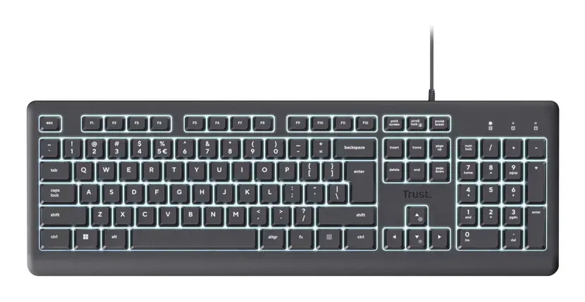 TRUST Primo Illuminated wired full-size keyboard Photo 4